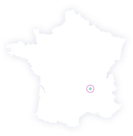 Carte de France, l’agence réciproque est située à Saint-Étienne.